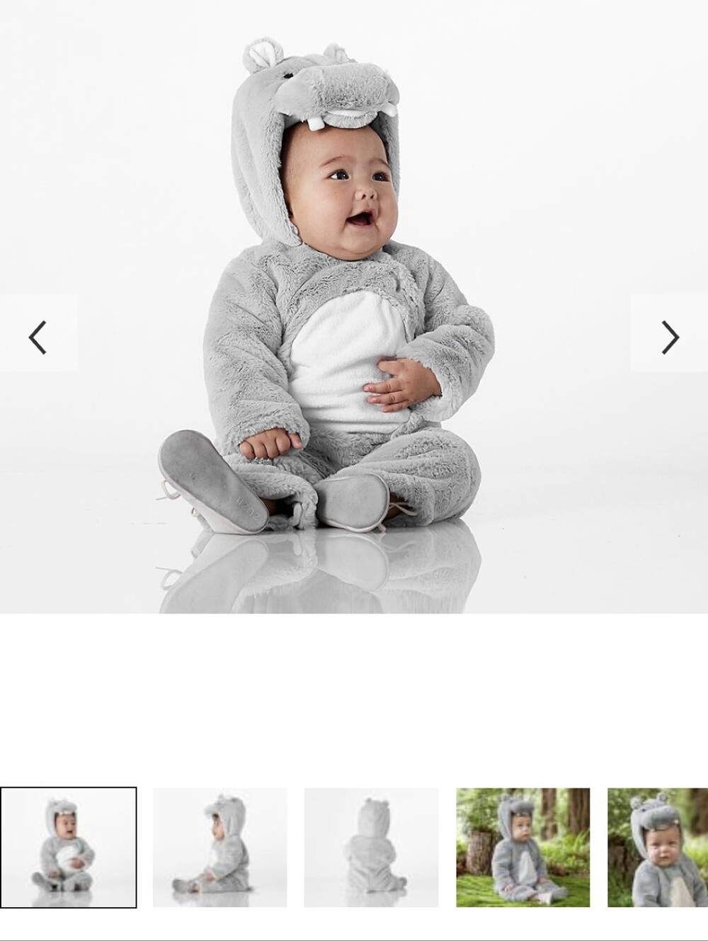 Pottery Barn Baby Hippo Costume
